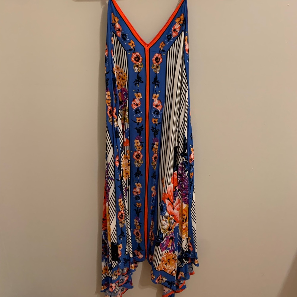 Floral summer beach dress